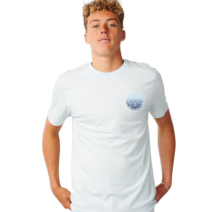 Rip Curl Wettie Passage Icon Tee Glacier Blue