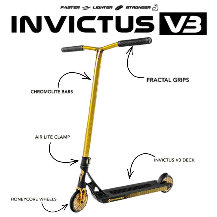 Root Industries Invictus v3 Scooter - Burnt Gold