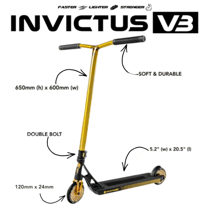 Root Industries Invictus v3 Scooter - Burnt Gold