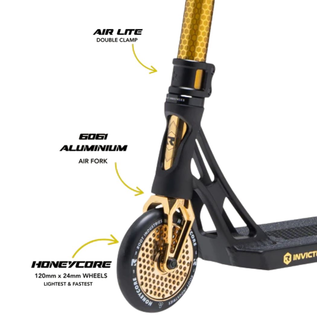 Root Industries Invictus v3 Scooter - Burnt Gold