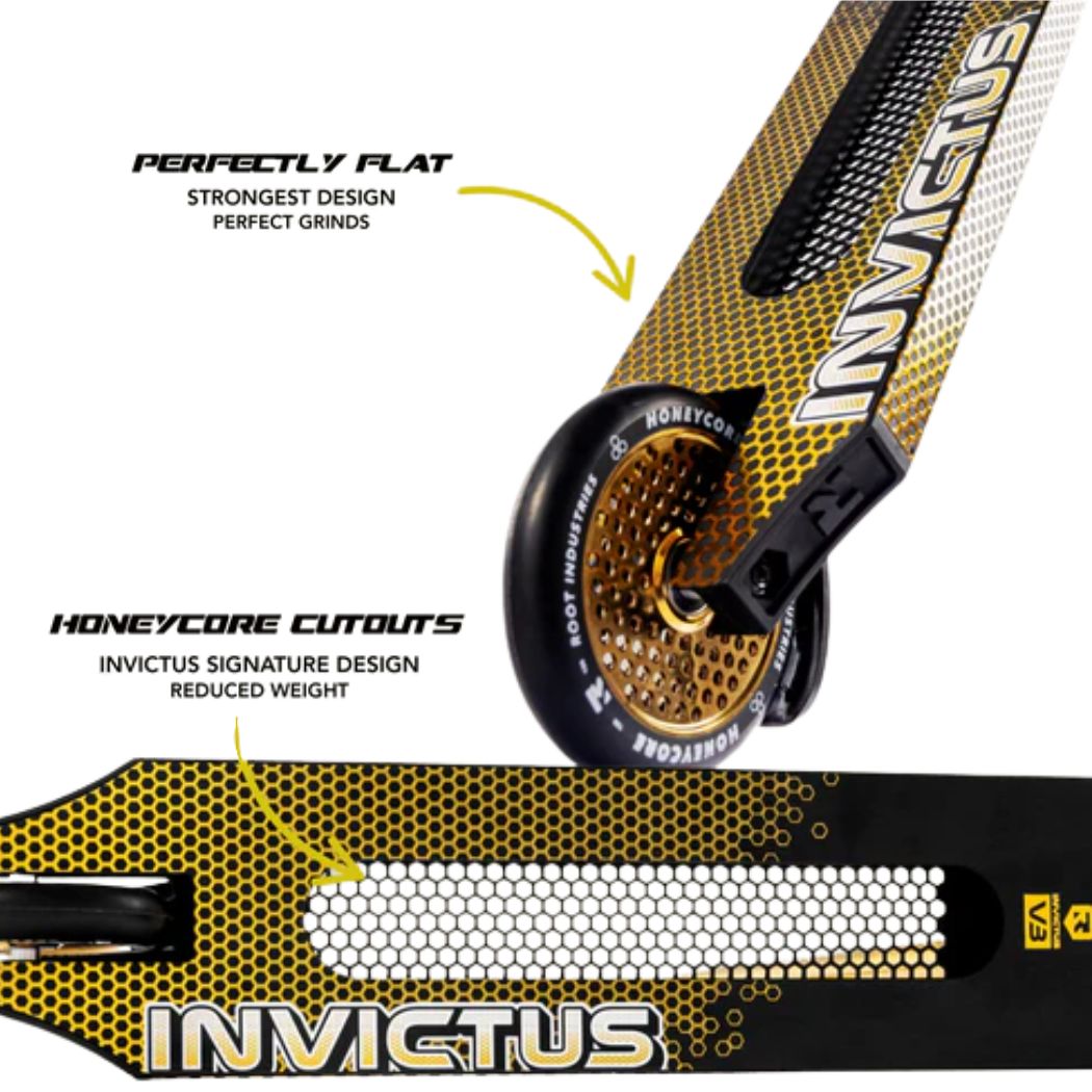 Root Industries Invictus v3 Scooter - Burnt Gold