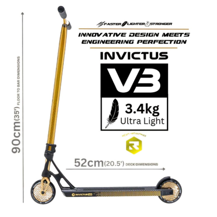Root Industries Invictus v3 Scooter - Burnt Gold
