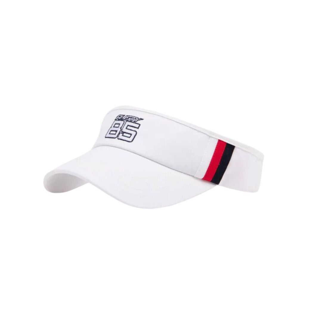 Rusty 85 Grad Visor White