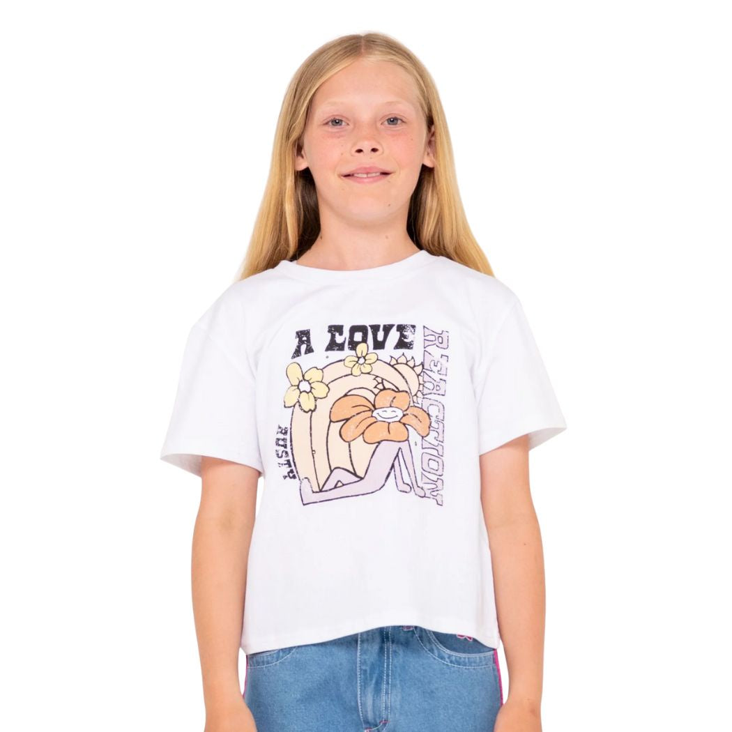Rusty A Love Baby Tee Girls White