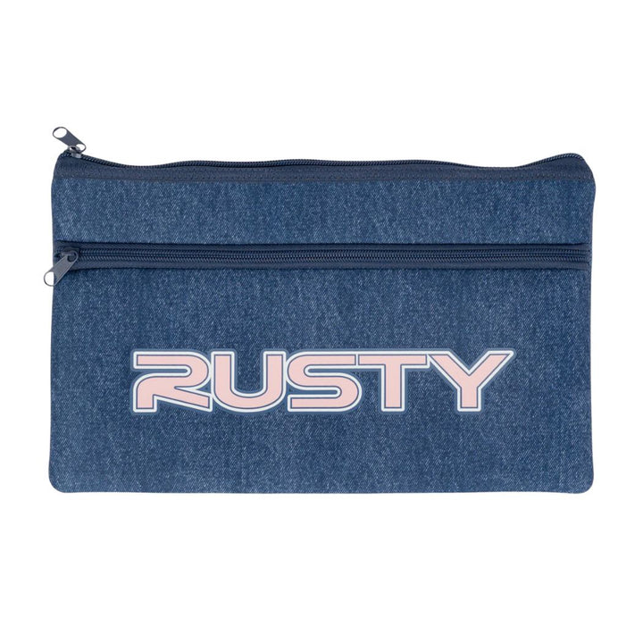 Rusty Academy Pencil Case Middy Blue