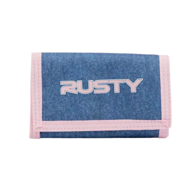 Rusty Academy Tri Fold Wallet Girls Middy Blue