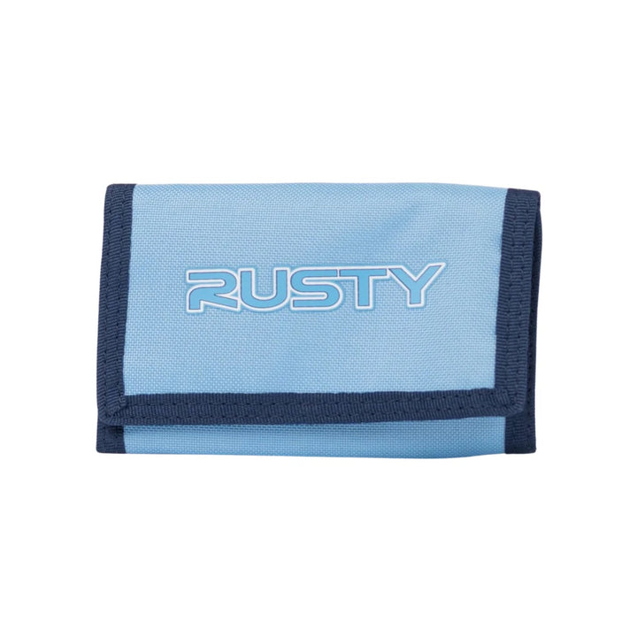 Rusty Academy Tri Fold Wallet Girls Retro Blue