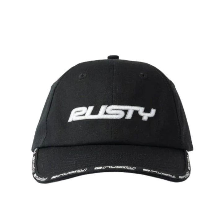 Rusty Black List Dad Cap Black