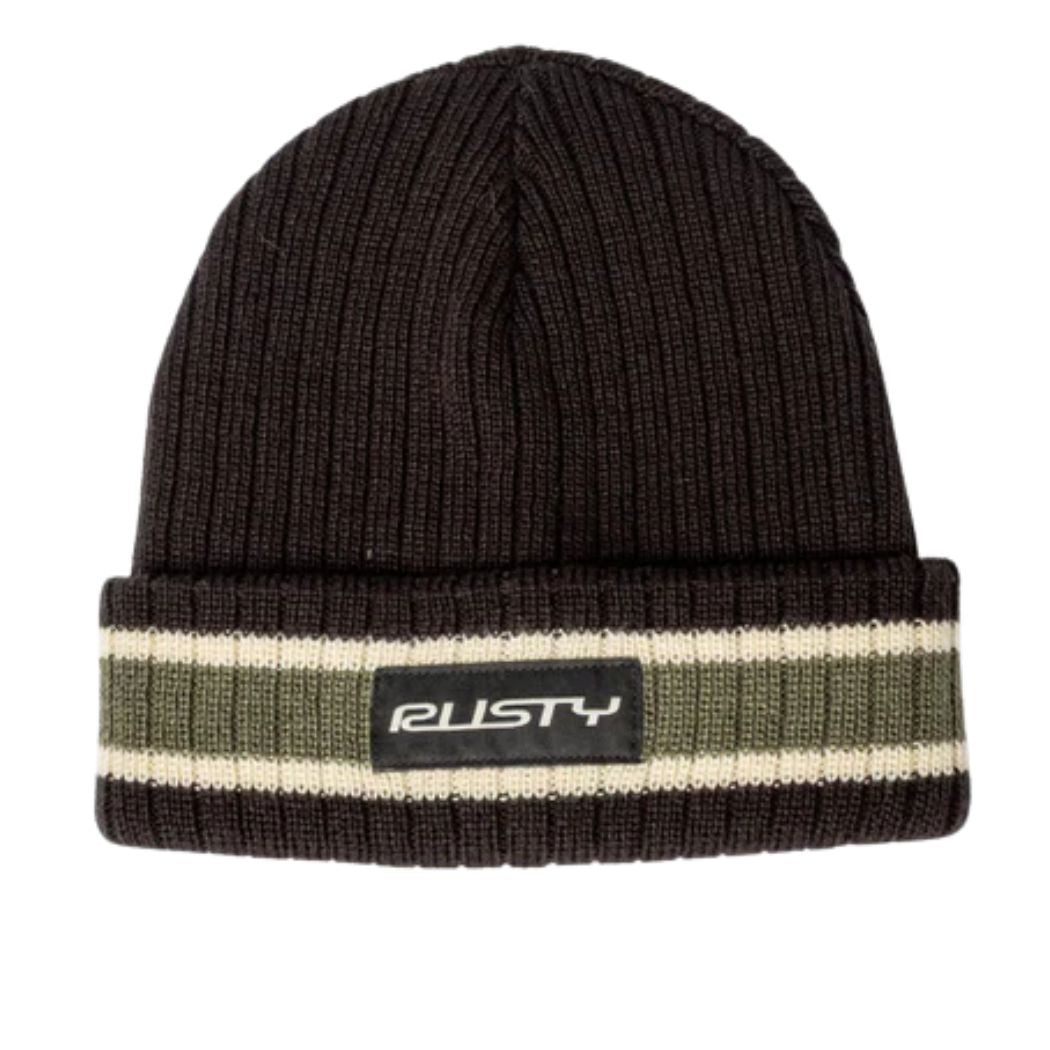 Rusty Bones Reversible Beanie Black