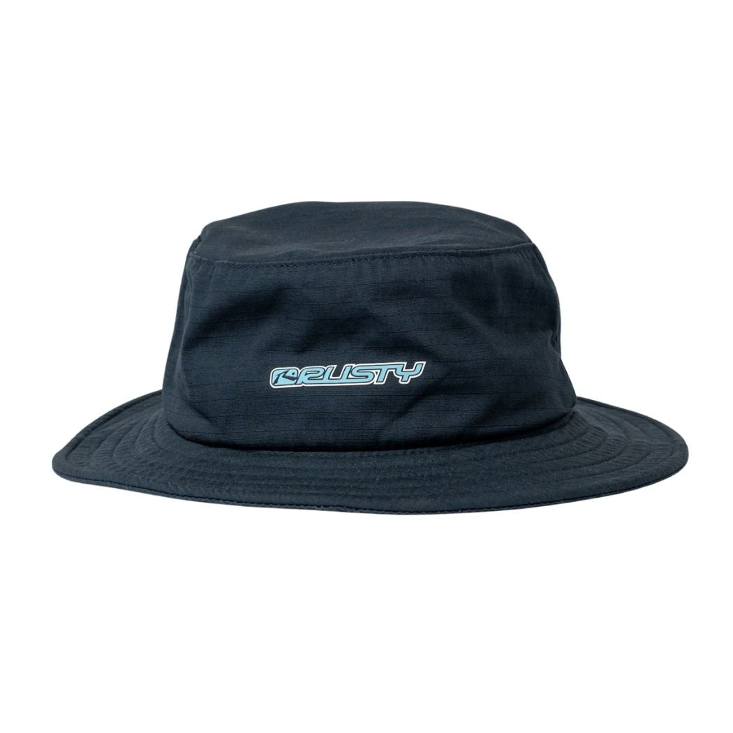 Rusty Boys Carbon Bucket Hat Navy Blue