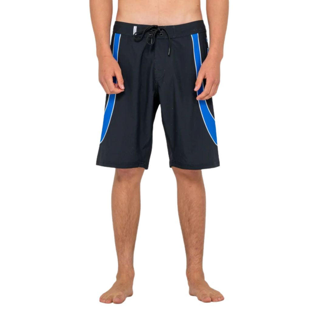 Rusty Charger Fixed Waist Boardshort Black 1