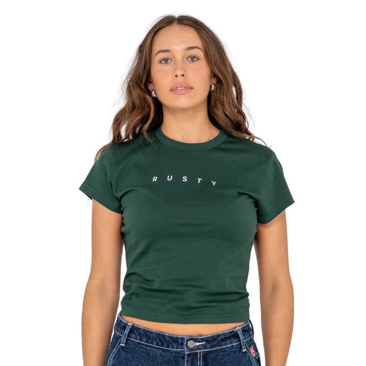 Rusty Core Skimmer Baby Tee Green Gables