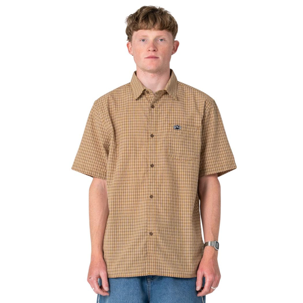 Rusty Datsun Check Shirt Gold Fusion