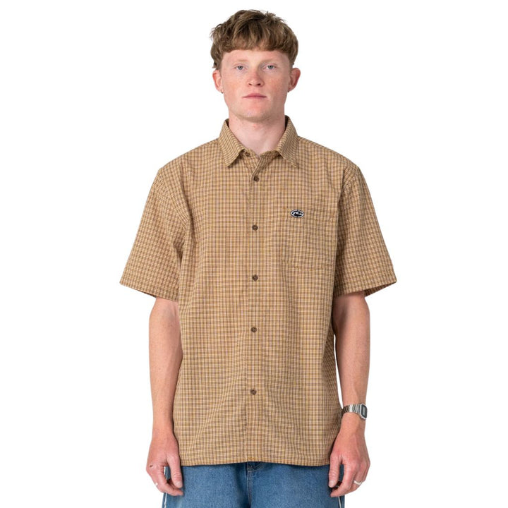 Rusty Datsun Check Shirt Gold Fusion