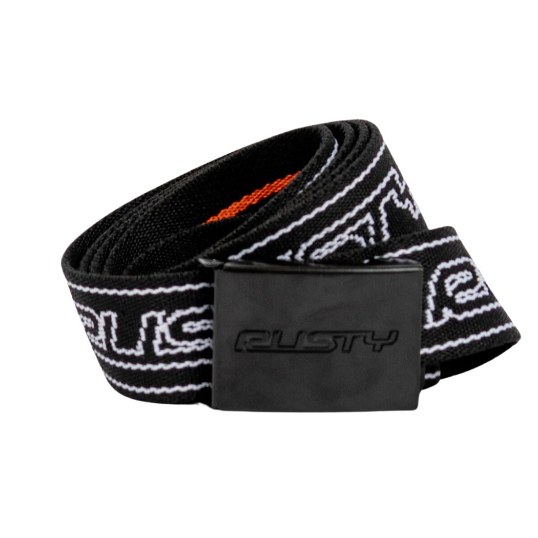 Rusty Flip Daddy Belt Black White