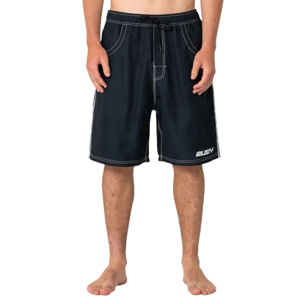 Rusty Flip Daddy Boardshort Black 4