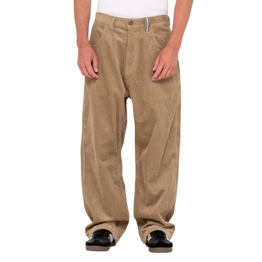 Rusty Flip Daddy Cord Pant Khaki
