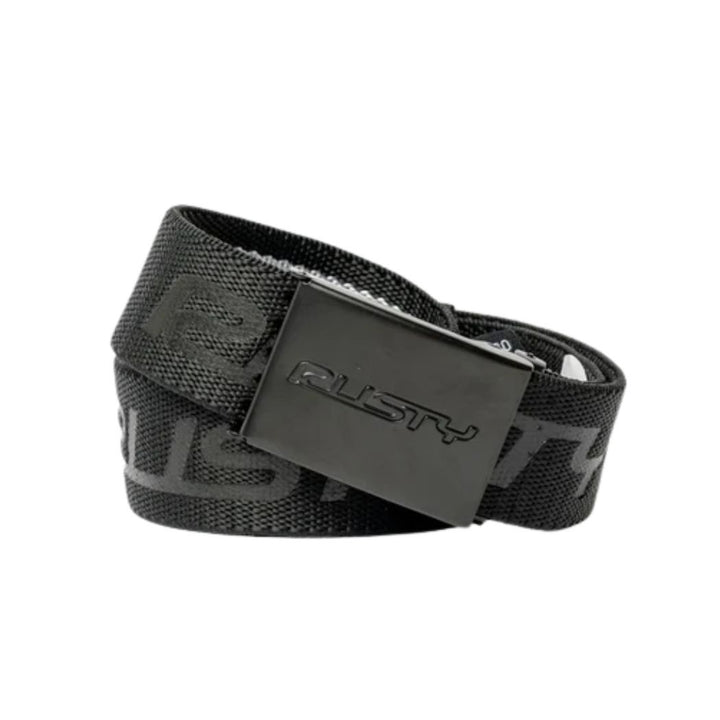 Rusty Flip Daddy Elastic Webbing Belt Black