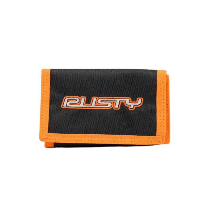 Rusty Flip Daddy Tri Fold Wallet Black