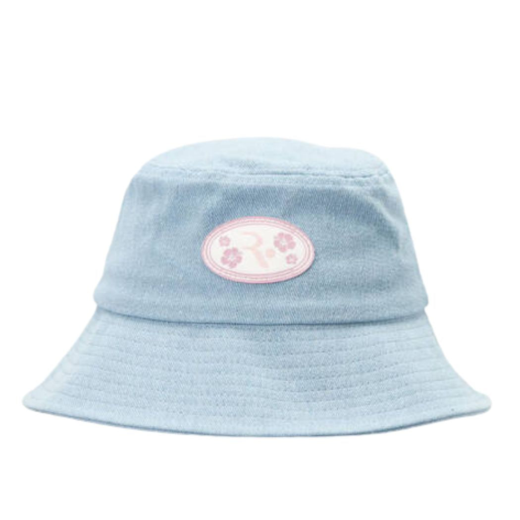 Rusty Girls Sunset Bucket Hat Bone Blue