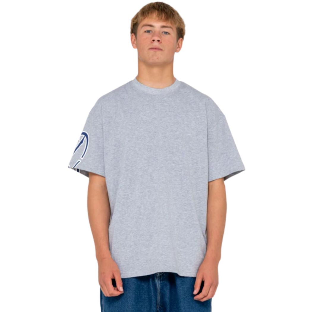 Rusty Glaze R Tee Grey Marle