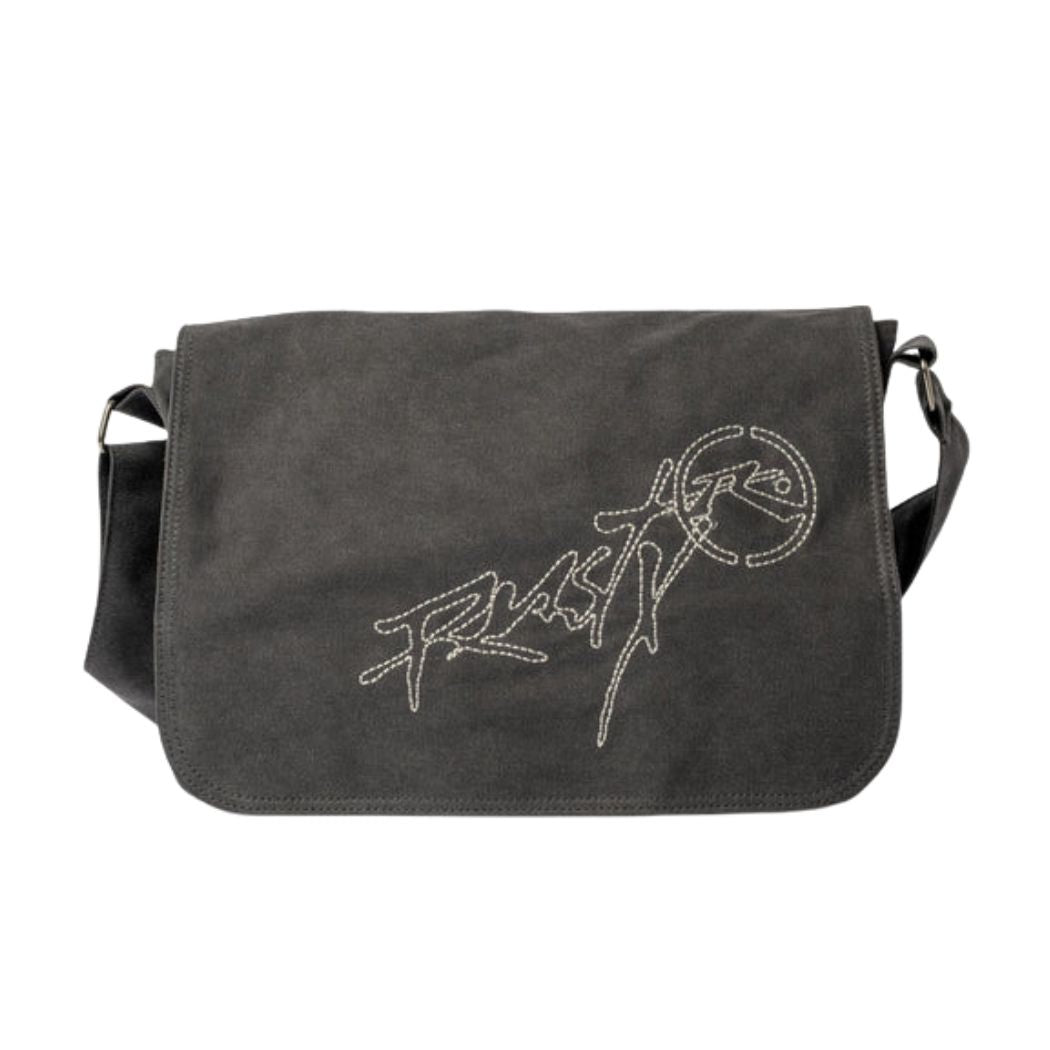 Rusty Hoodus Messenger Bag Washed Black