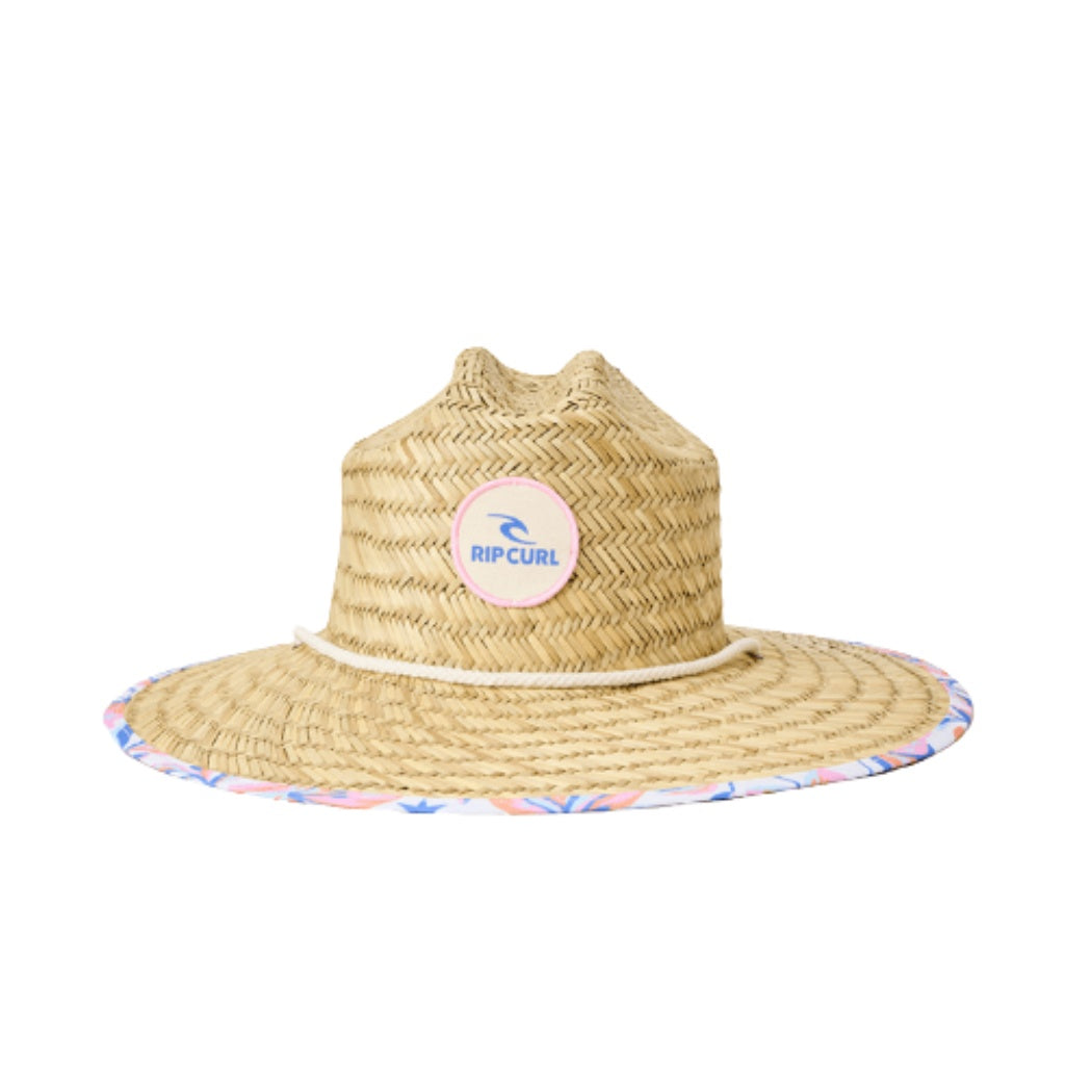 Rip Curl Mixed Straw Sun Hat Girl Sky Blue