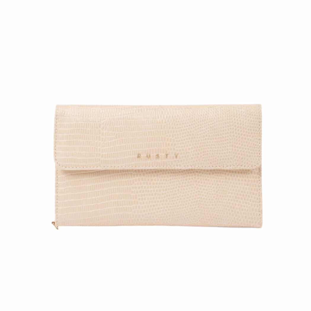 Rusty Mila Travel Wallet Coconut Cream