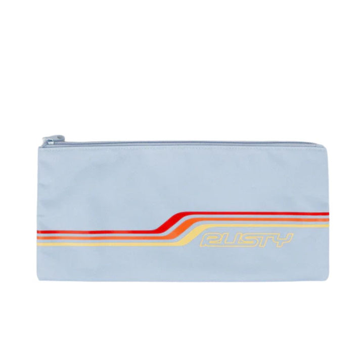 Rusty Paradise Pencil Case Girls Retro Blue