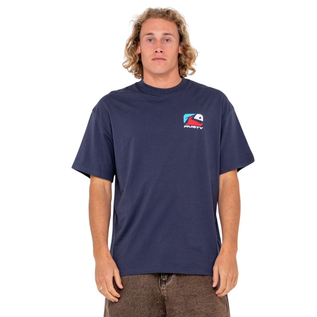 Rusty Phenom Tee Navy Blue