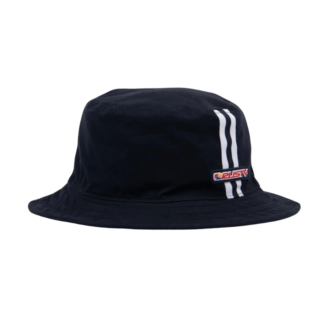 Rusty Pipeline Reversible Bucket Hat Navy Blue 