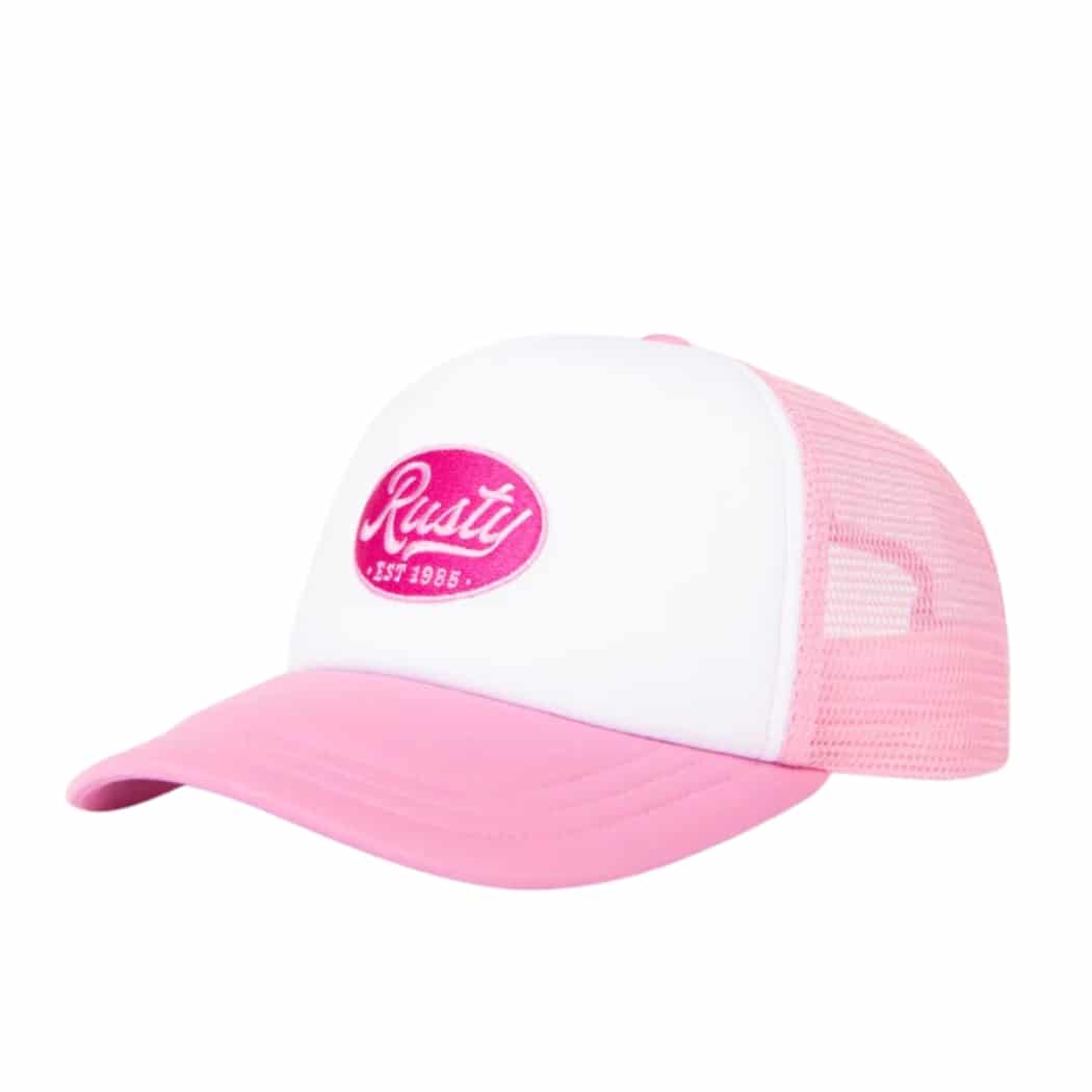 Rusty Pit Stop Trucker Cap Peony