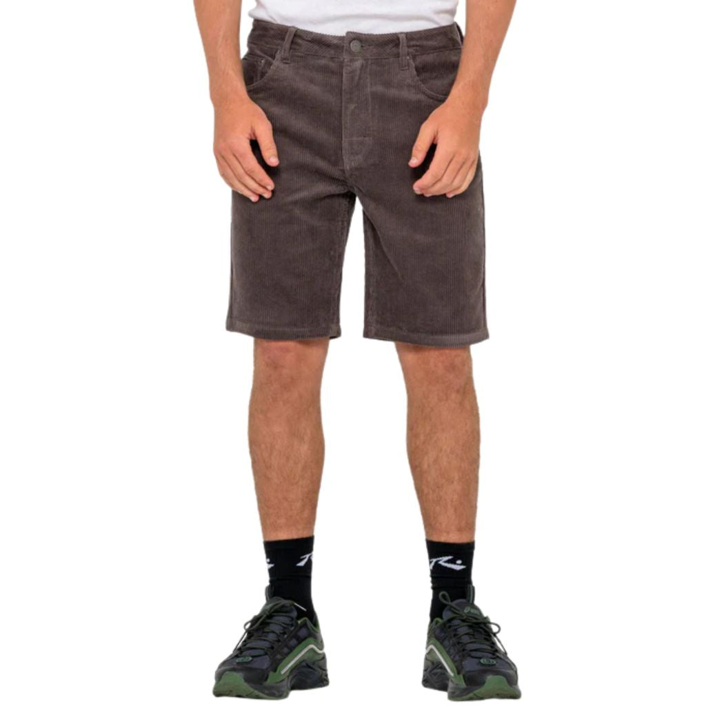 Rusty Rifts 5 Pocket Short Dark Choc