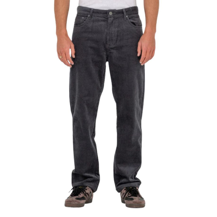Rusty Rifts Straight Leg Cord Pant Coal