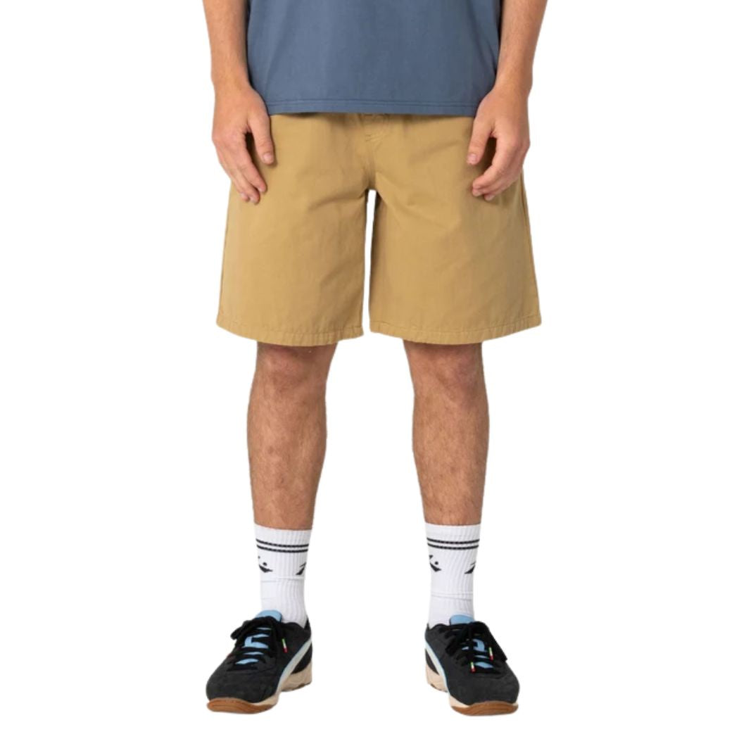 Rusty Rumble Elastic Short Khaki