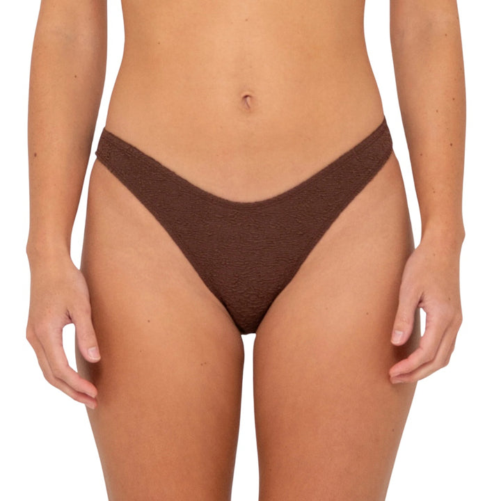 Rusty Sandalwood Midi Bikini Pant Java