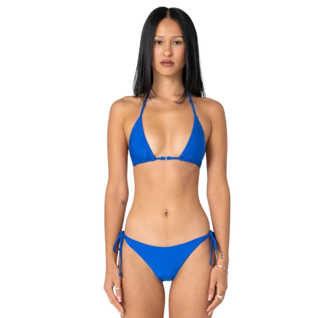 Rusty Shadow Multiway Ring Bikini Top Cobalt Blue