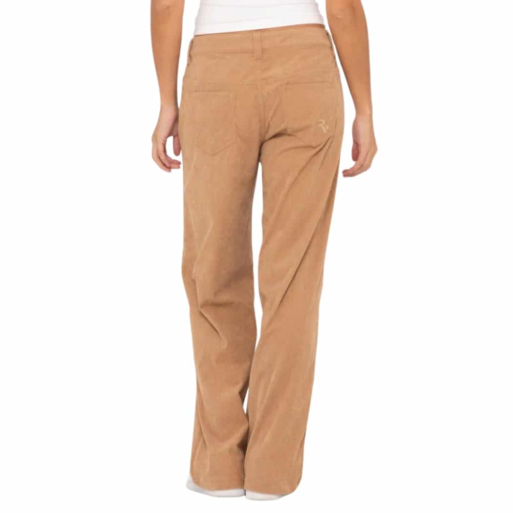 Rusty The Secret Low Rise Wide Leg Cord Pant Oatmilk