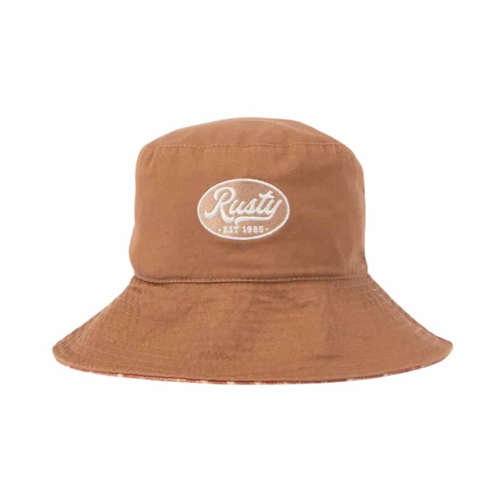 Rusty Vacay Time Reversible Bucket Hat Teddy