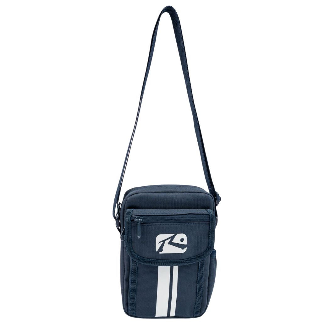 Rusty White Lines Crossbody Bag Navy Blue