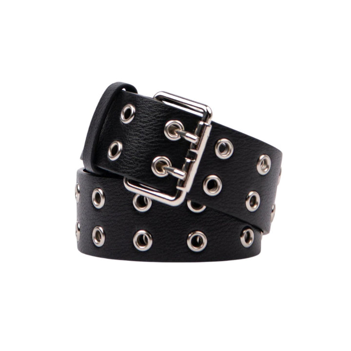Rusty Xoxo Eyelet Belt Black