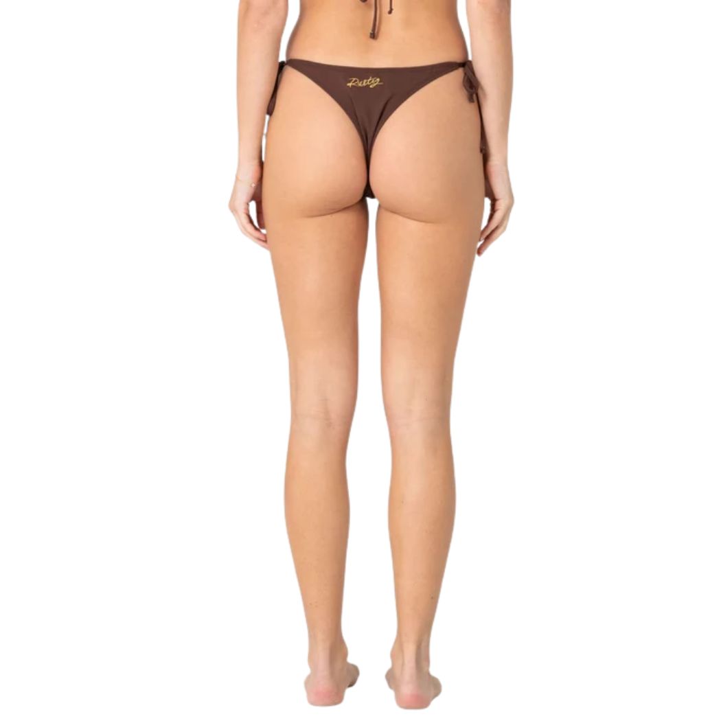 Rusty La Cabana Brazilian Side Tie Bikini Pant Java