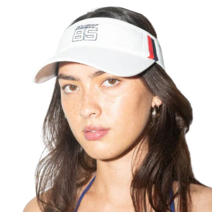 Rusty 85 Grad Visor White