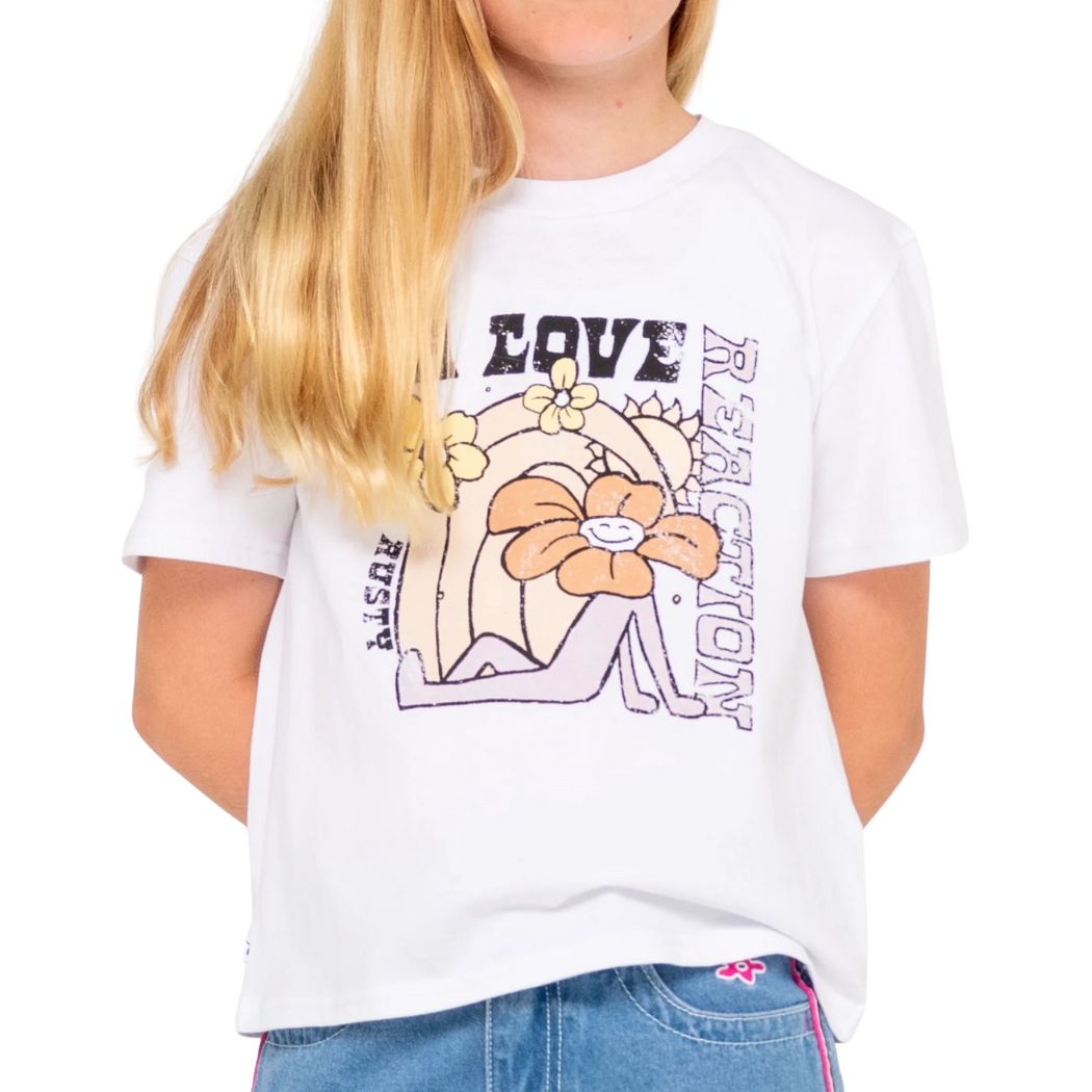 Rusty A Love Baby Tee Girls White
