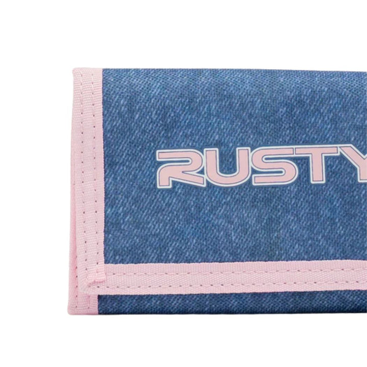 Rusty Academy Tri Fold Wallet Girls Middy Blue