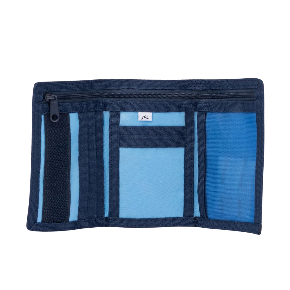 Rusty Academy Tri Fold Wallet Girls Retro Blue