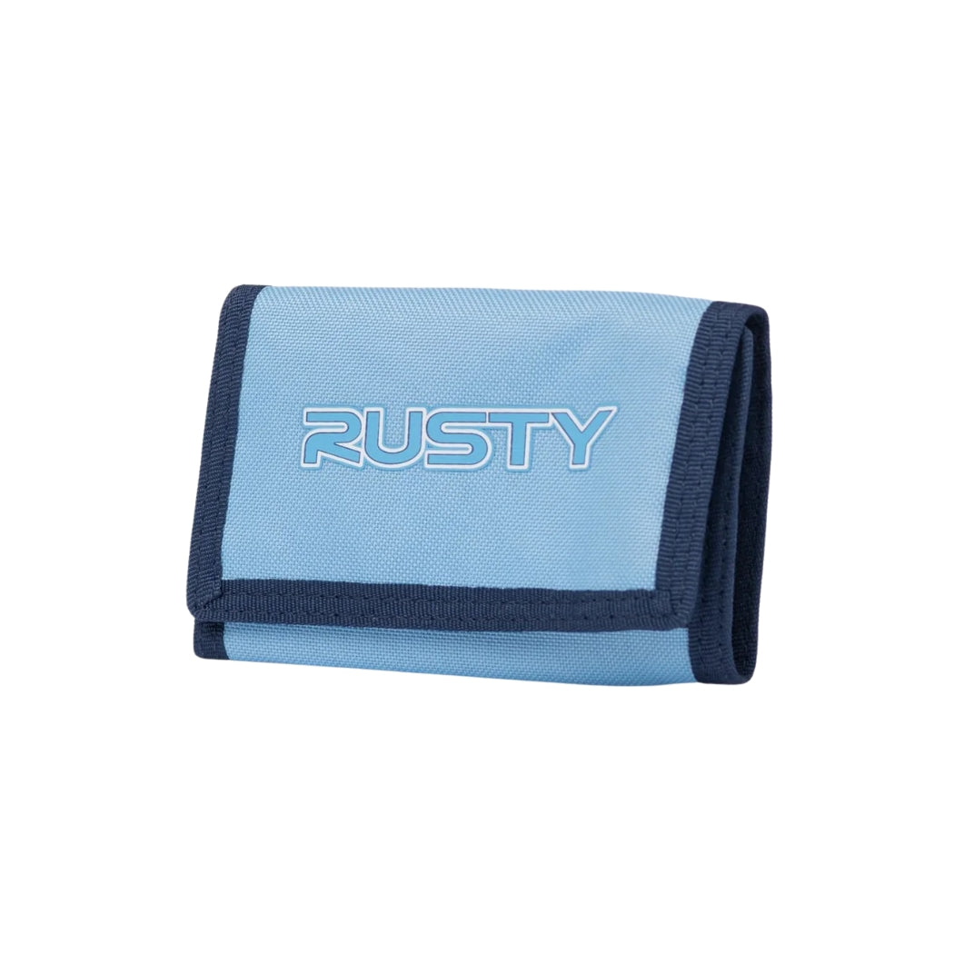 Rusty Academy Tri Fold Wallet Girls Retro Blue