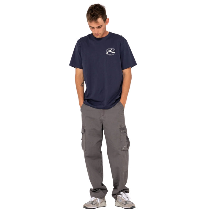  Rusty Advocate Short Sleeve Tee Navy Blue