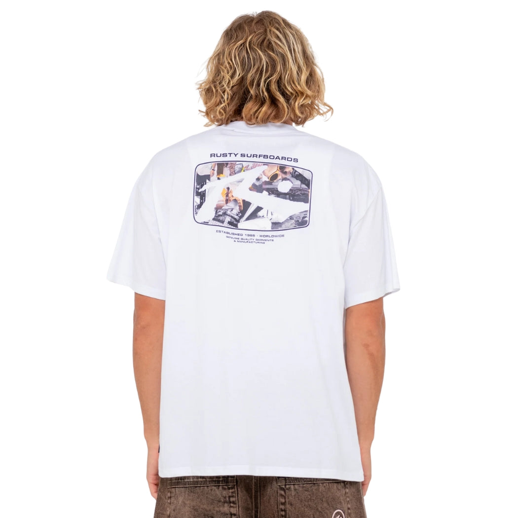 Rusty Advocate Tee White 5 