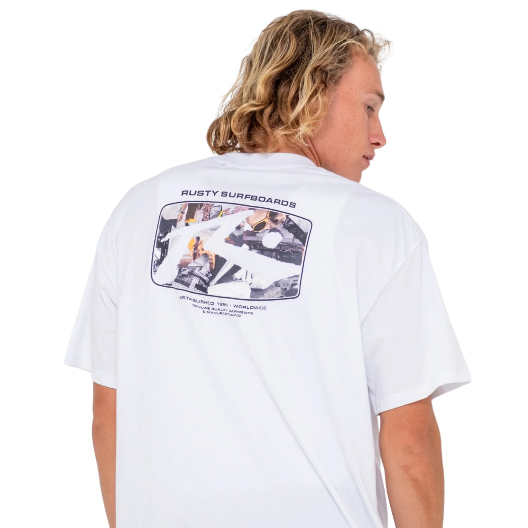 Rusty Advocate Tee White 5 